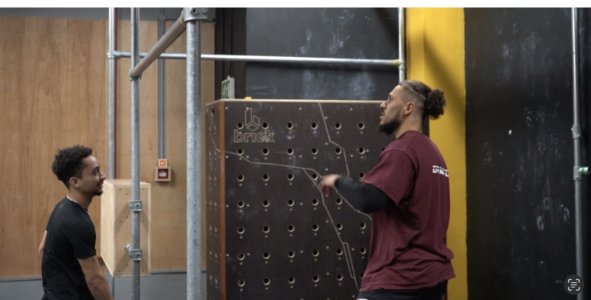 Spiral Freerun looking forward, athletes and coaches at the Bedford facility