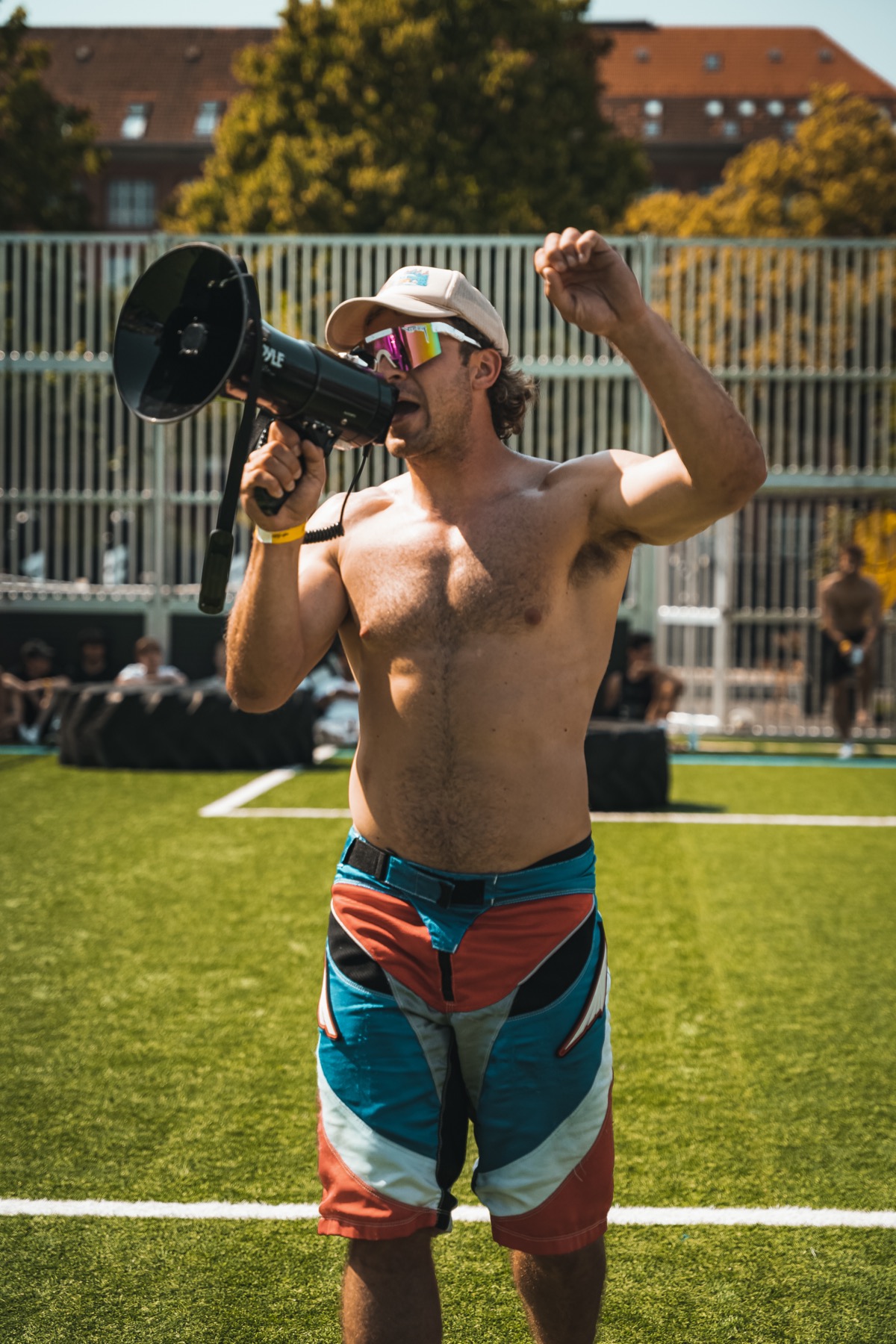 Festival atmosphere at STR!DE Berlin, athletes and spectators at the Adidas compound
