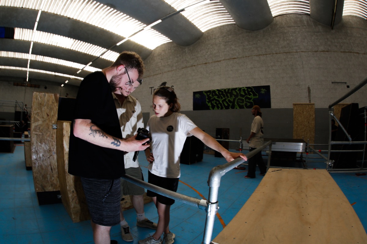 Athletes and community at AeroJam 2025