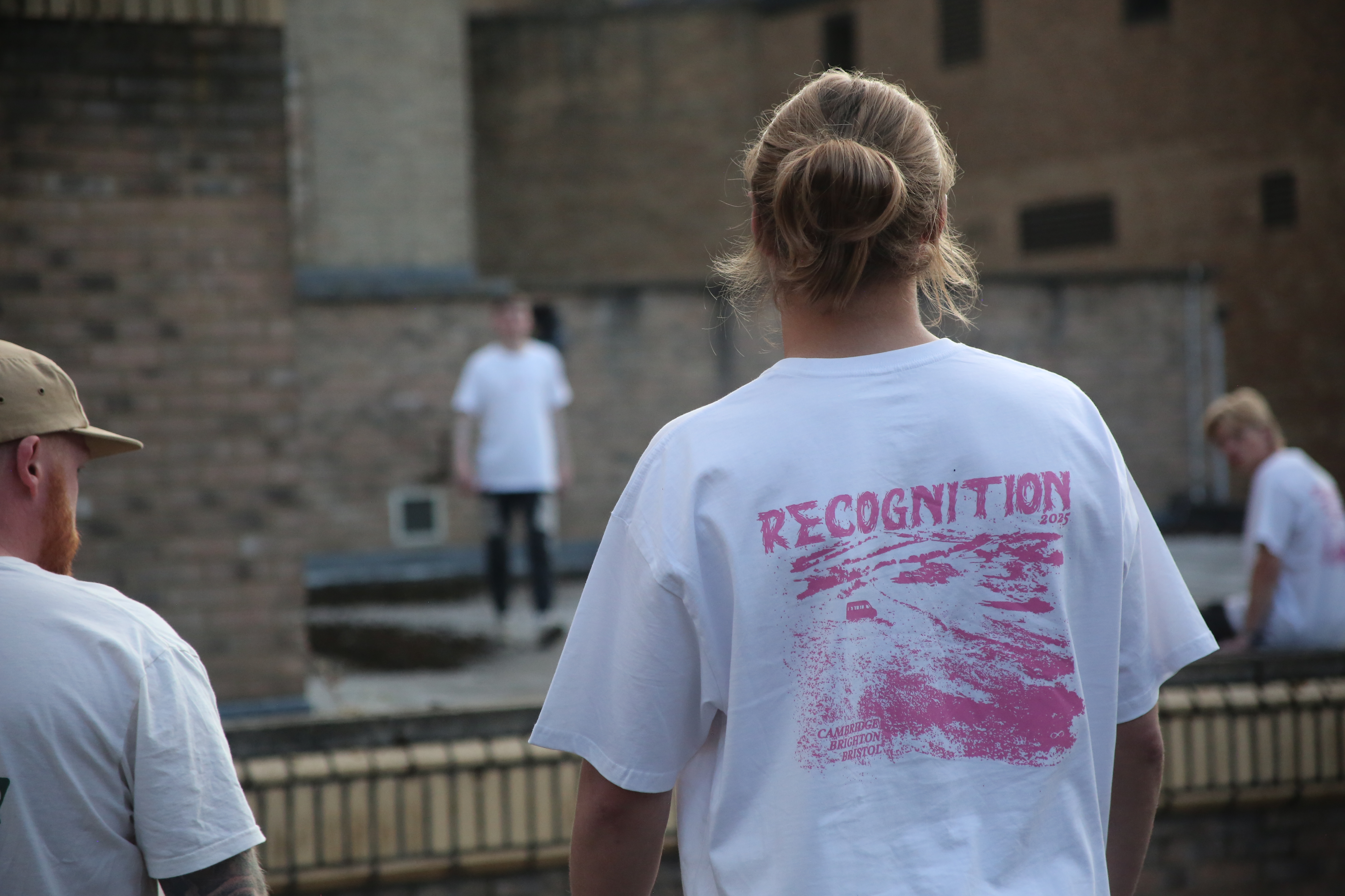 Athletes training during the Recognition project trip