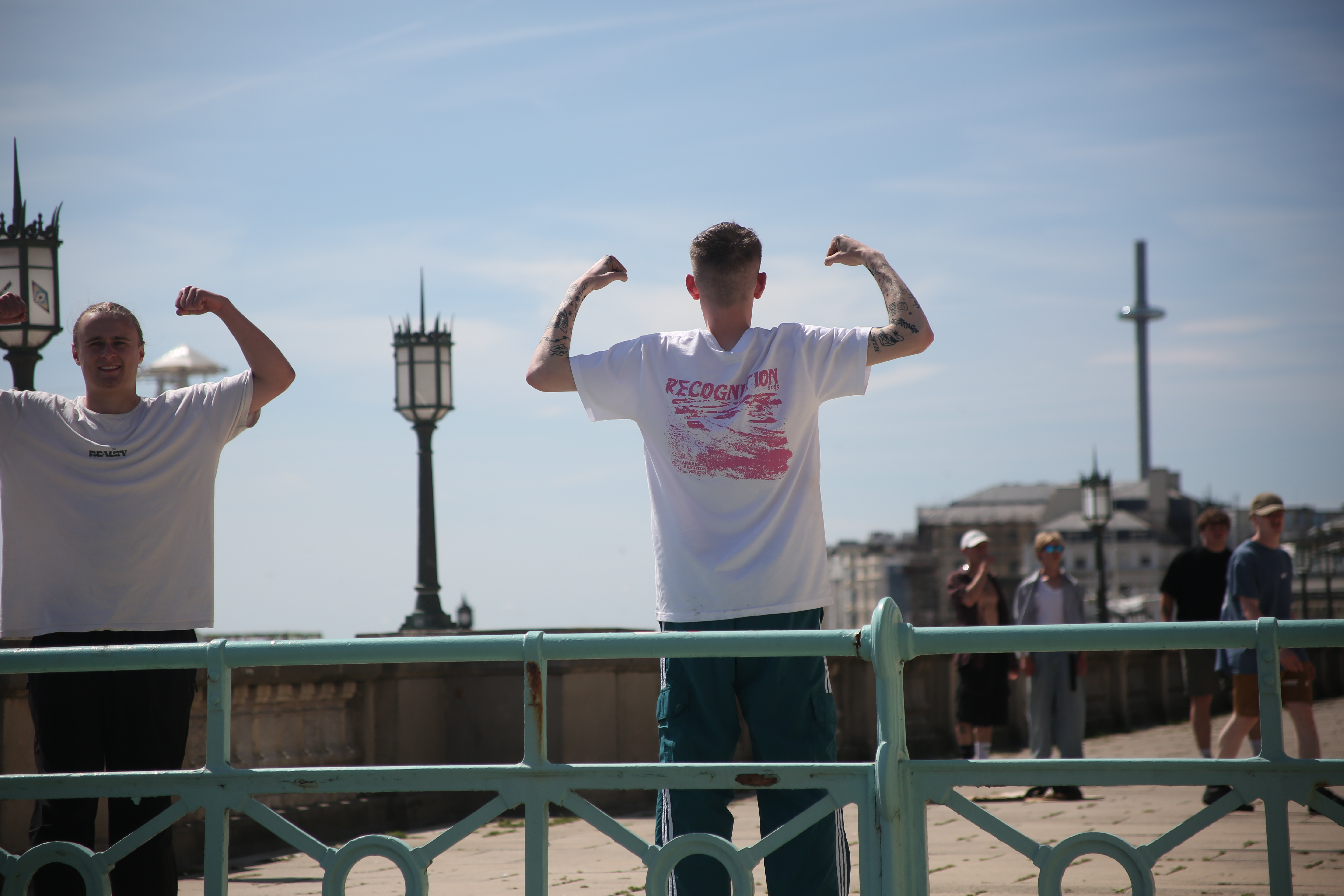 Athlete performing during the Recognition project